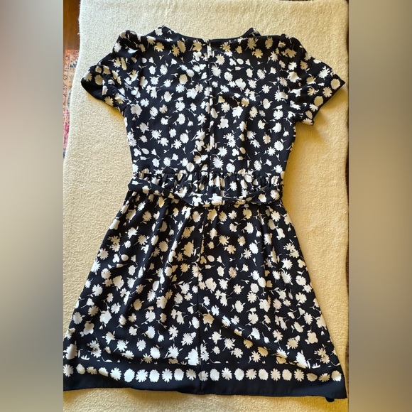 Ann Taylor Black and Cream Floral Dress - Picture 7 of 8